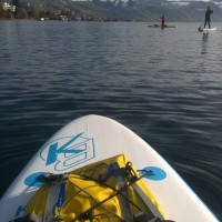 Stand Up Paddling Winter